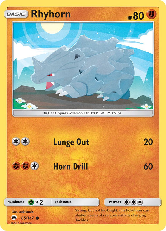 Rhyhorn | Burning Shadows 65/147
