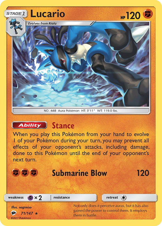 Lucario | Burning Shadows 71/147