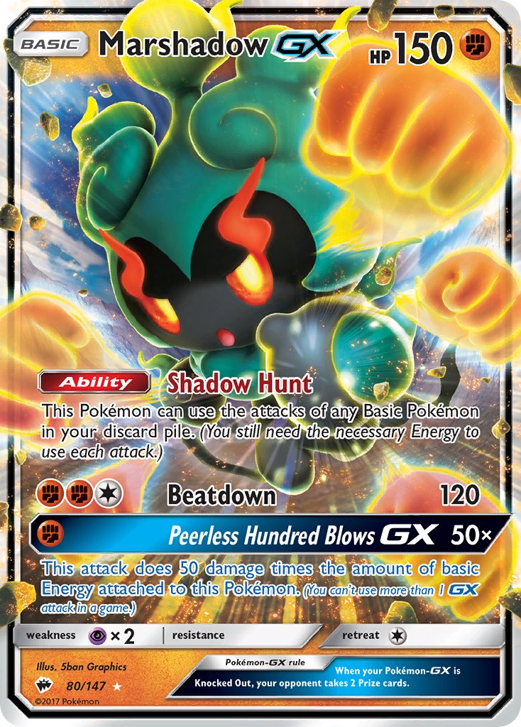 Marshadow GX | Burning Shadows 80/147