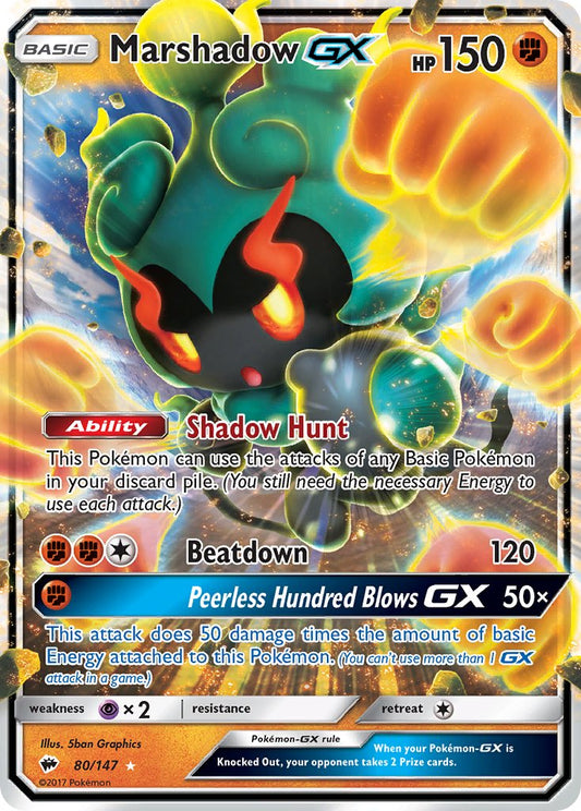 Marshadow GX | Burning Shadows 80/147