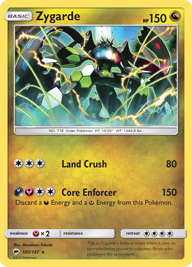 Zygarde | Burning Shadows 100/147