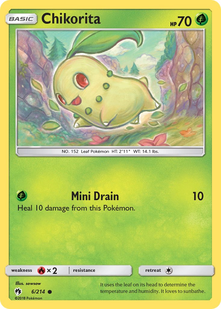 Chikorita | Lost Thunder 006/214