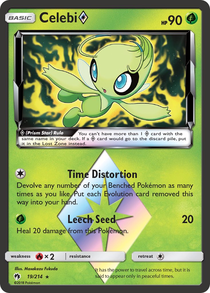 Celebi | Lost Thunder 019/214