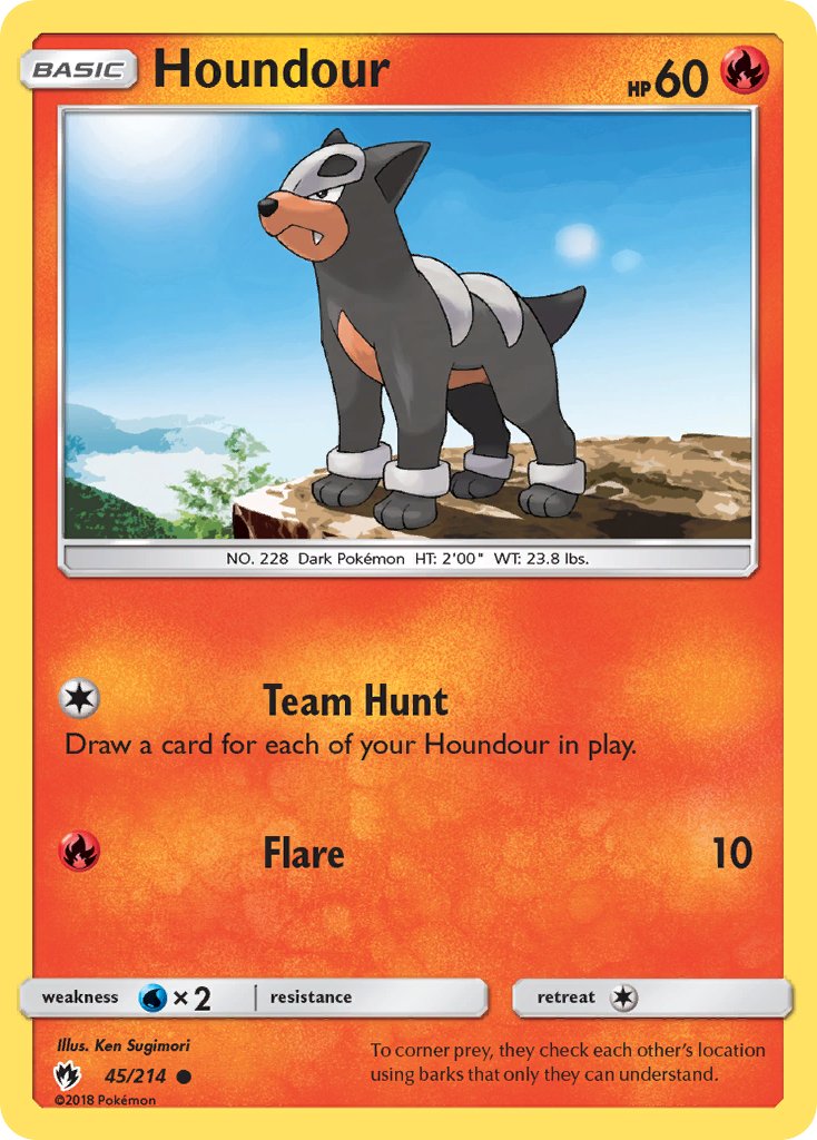 Houndour | Lost Thunder 045/214