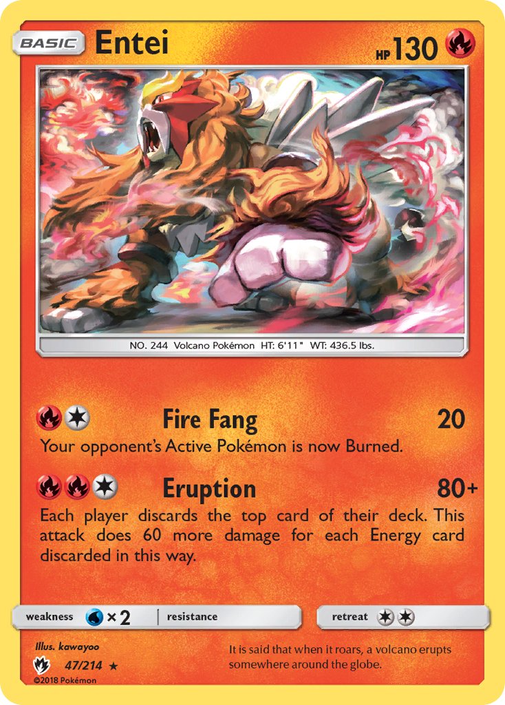 Entei | Lost Thunder 047/214
