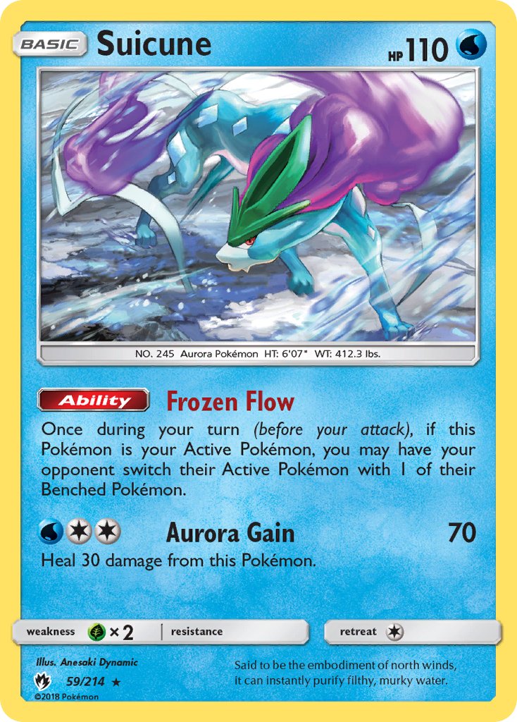 Suicune | Lost Thunder 059/214