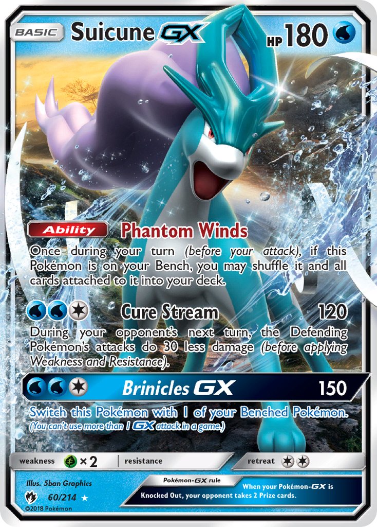 Suicune GX | Lost Thunder 060/214