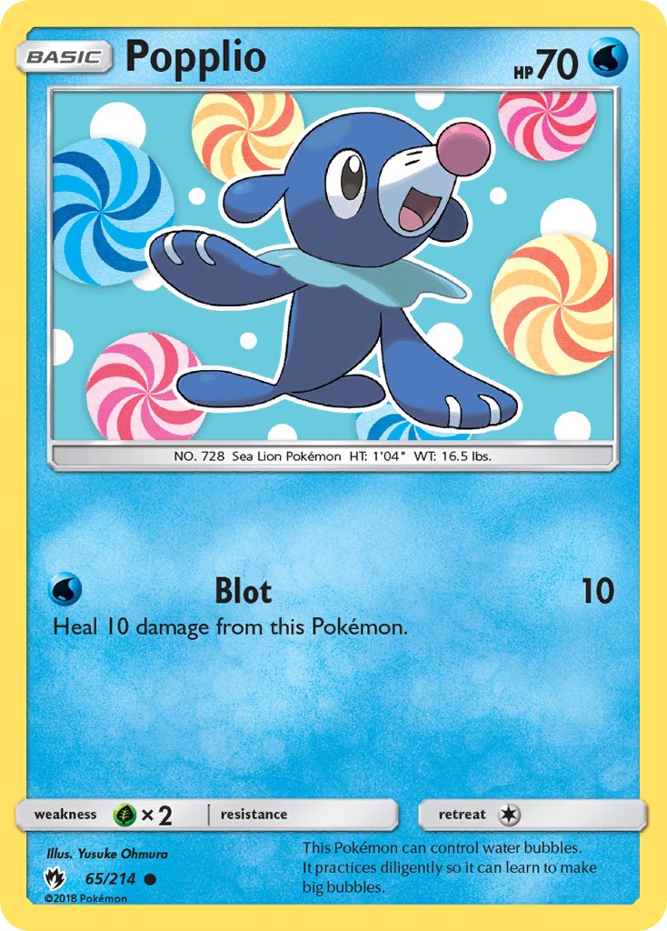 Popplio | Lost Thunder 065/214