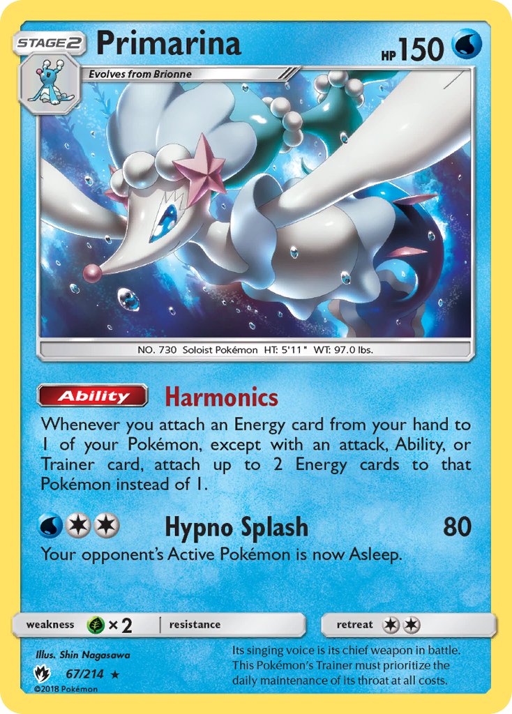 Primarina | Lost Thunder 067/214