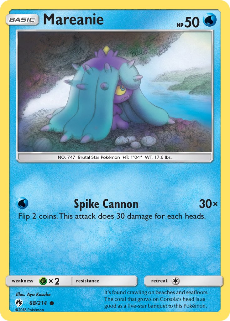 Mareanie | Lost Thunder 068/214
