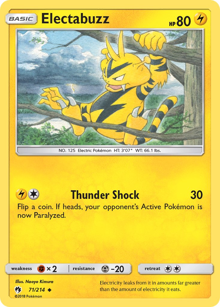 Electabuzz | Lost Thunder 071/214