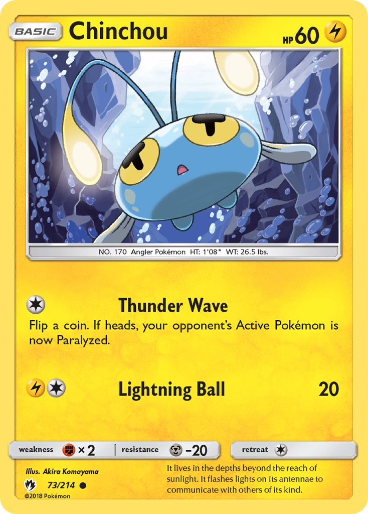 Chinchou | Lost Thunder 073/214