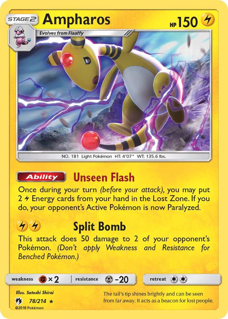 Ampharos | Lost Thunder 078/214