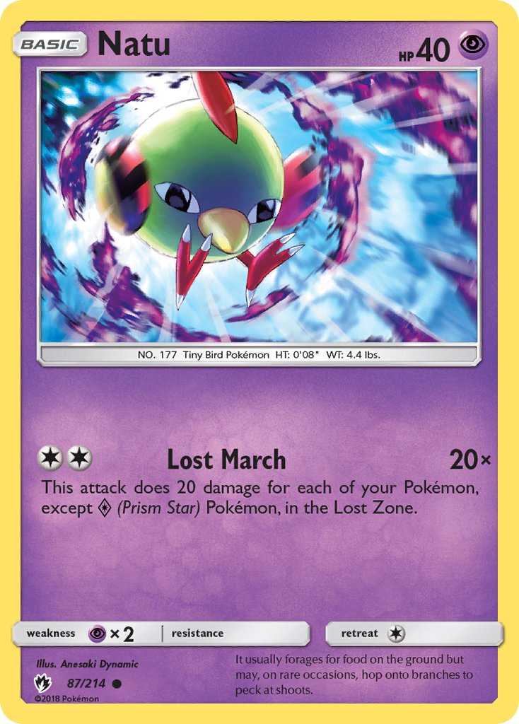 Natu | Lost Thunder 087/214