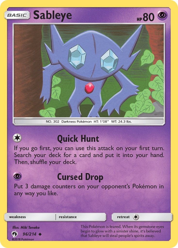 Sableye | Lost Thunder 096/214