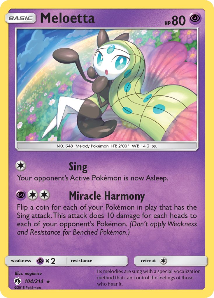 Meloetta | Lost Thunder 104/214
