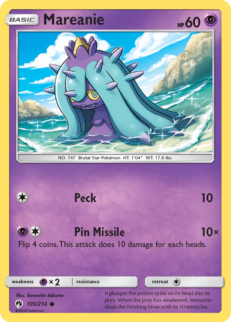 Mareanie | Lost Thunder 105/214