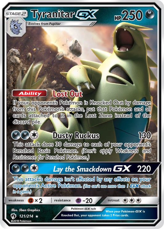 Tyranitar GX | Lost Thunder 121/214
