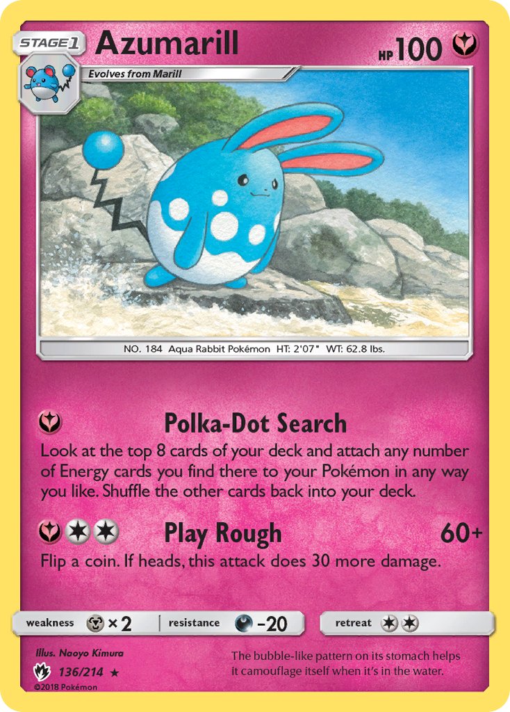 Azumarill | Lost Thunder 136/214