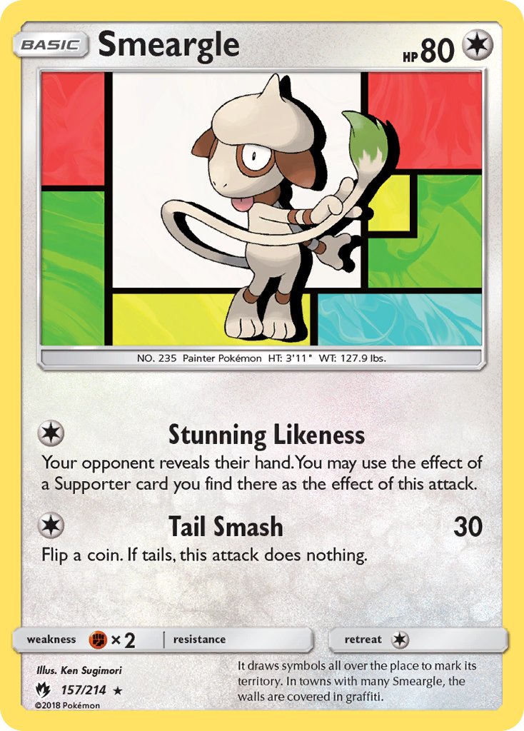 Smeargle | Lost Thunder 157/214