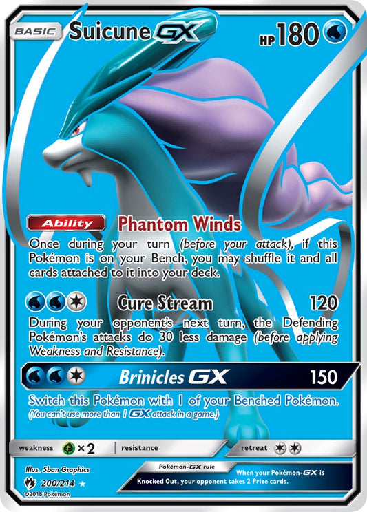 Suicune GX | Lost Thunder 200/214