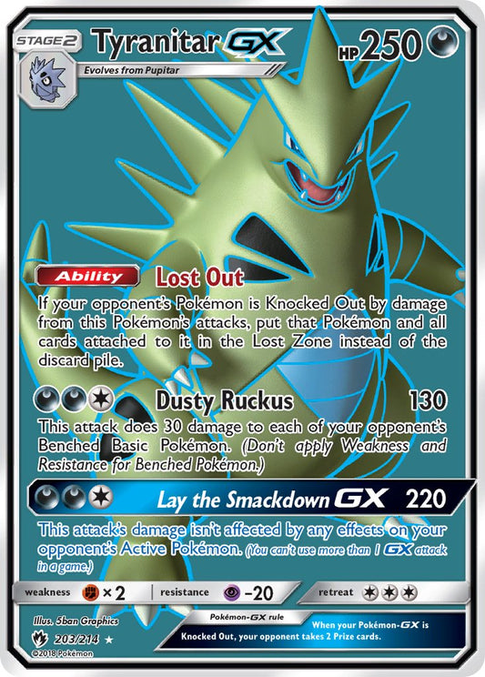 Tyranitar GX | Lost Thunder 203/214