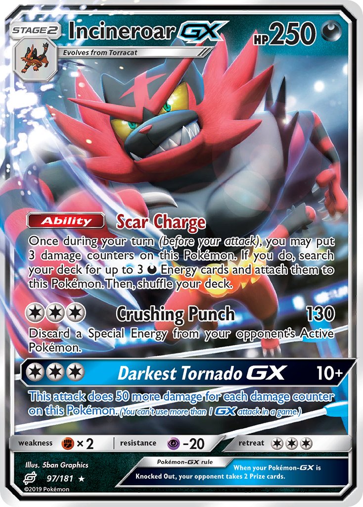 Incineroar GX | Team Up 097/181