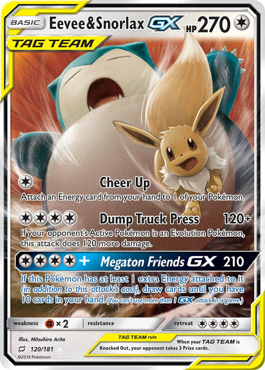 Eevee & Snorlax GX | Team Up 120/181