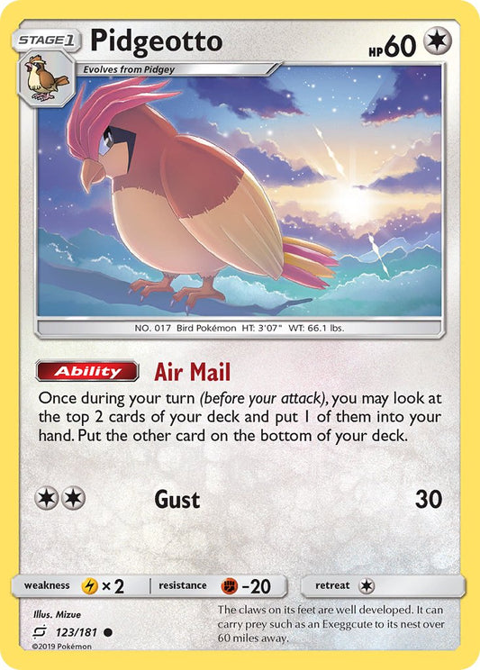 Pidgeotto | Team Up 123/181