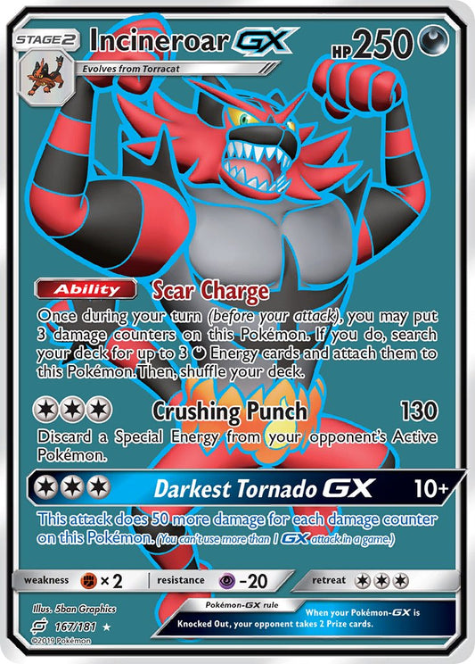 Incineroar GX | Team Up 167/181