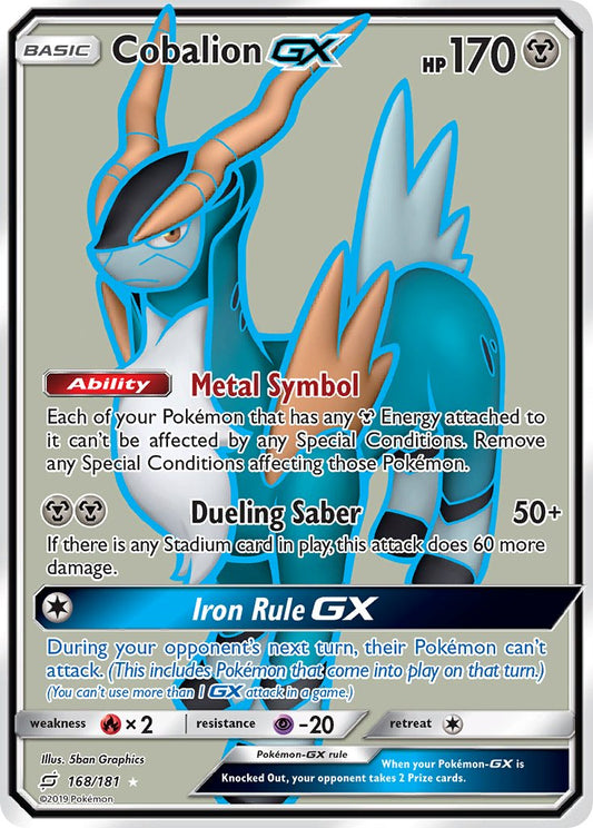 Cobalion GX | Team Up 168/181