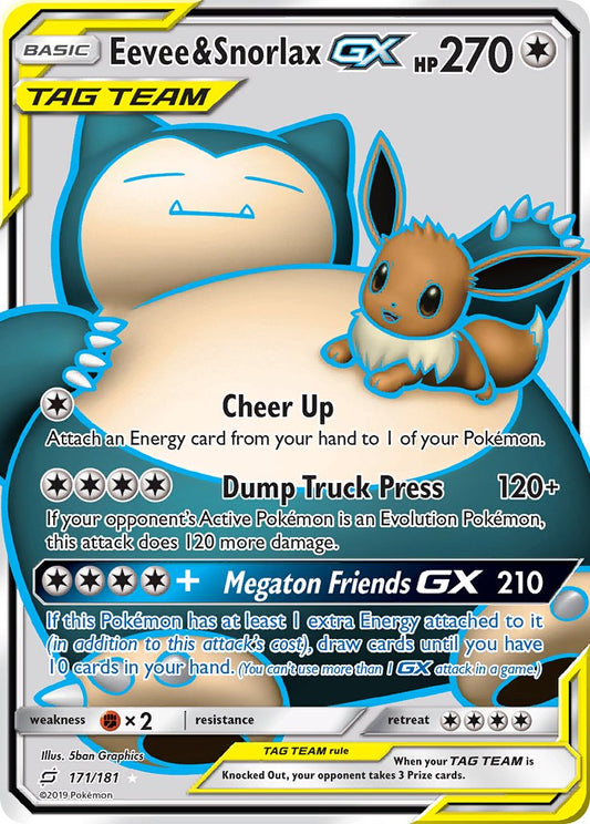 Eevee & Snorlax GX | Team Up 171/181