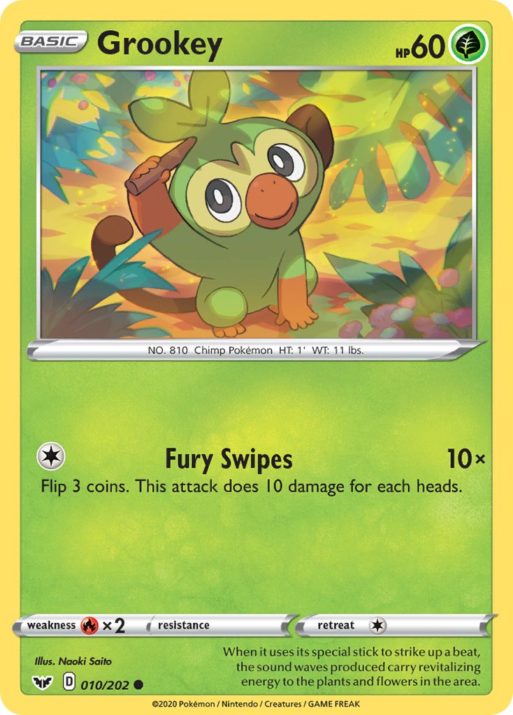 Grookey | Sword & Shield Base Set 010/202