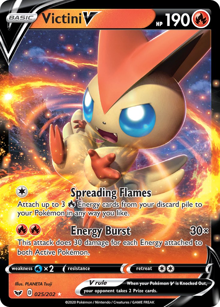Victini V | Sword & Shield Base Set 025/202