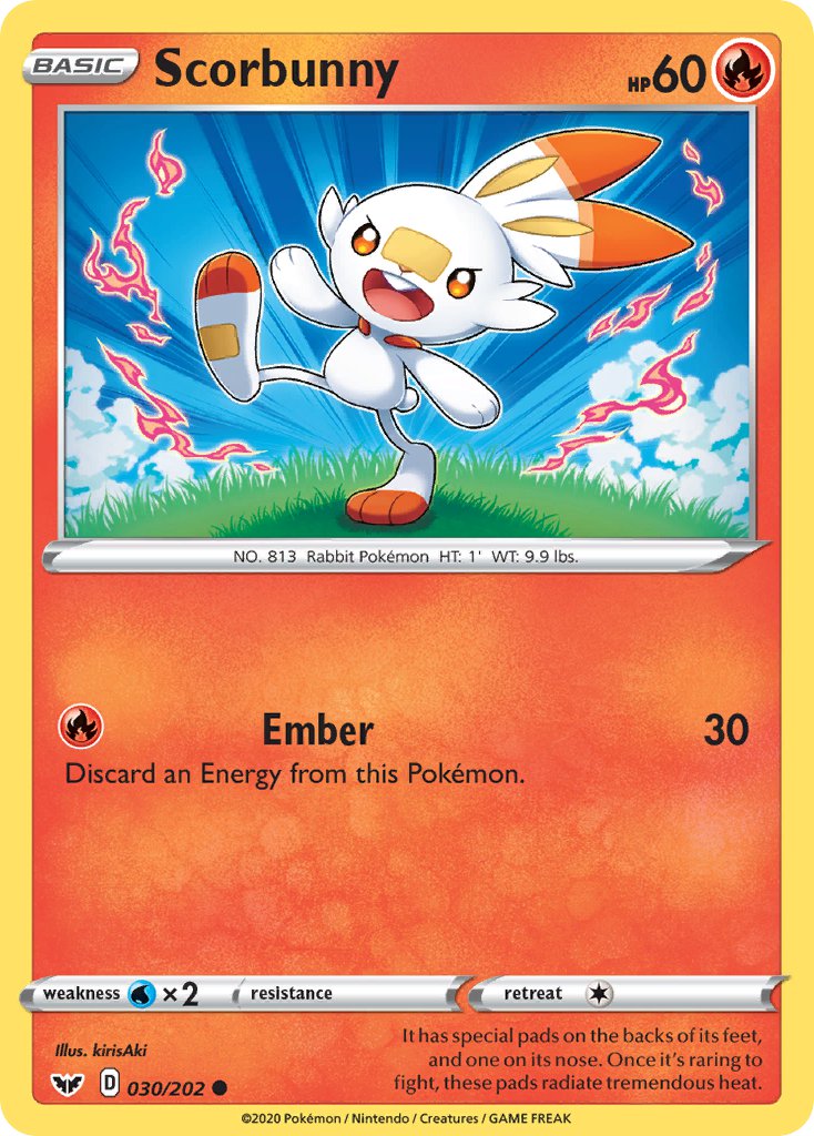 Scorbunny | Sword & Shield Base Set 030/202