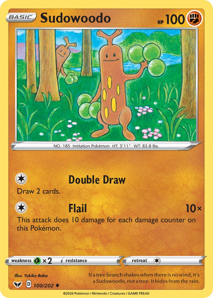 Sudowoodo | Sword & Shield Base Set 100/202