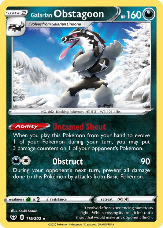 Galarian Obstagoon | Sword & Shield Base Set 119/202