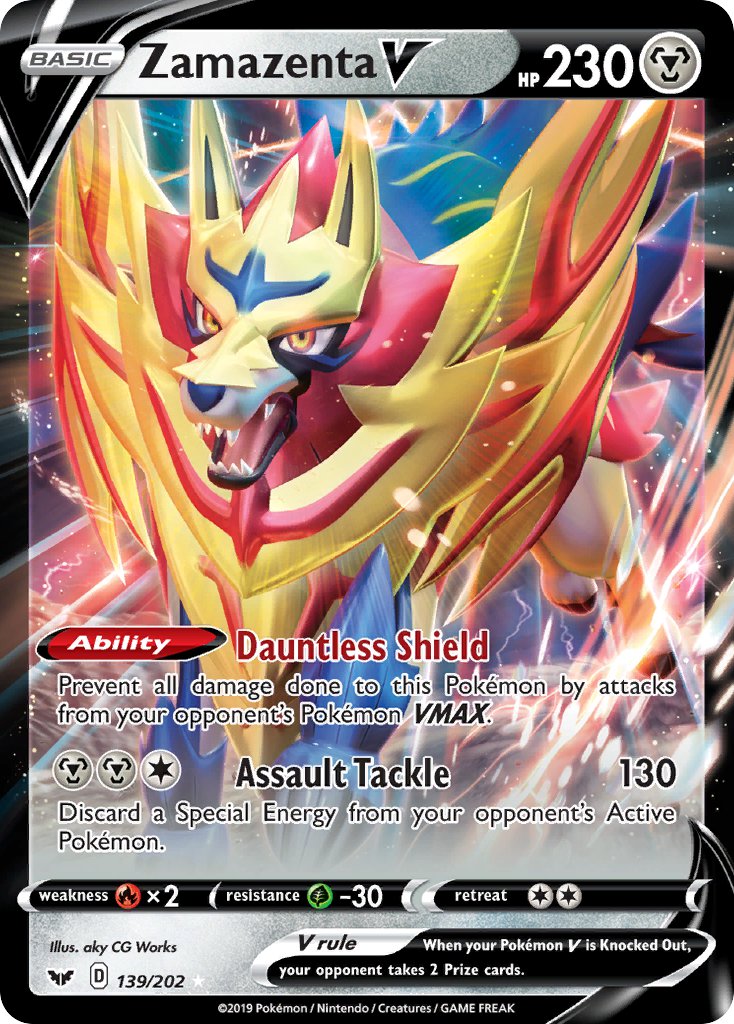 Zamazenta V | Sword & Shield Base Set 139/202
