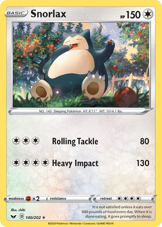 Snorlax | Sword & Shield Base Set 140/202