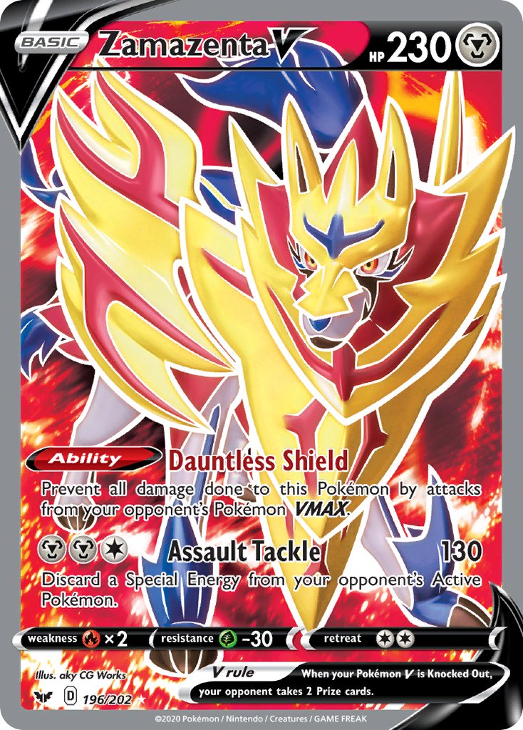 Zamazenta V | Sword & Shield Base Set 196/202