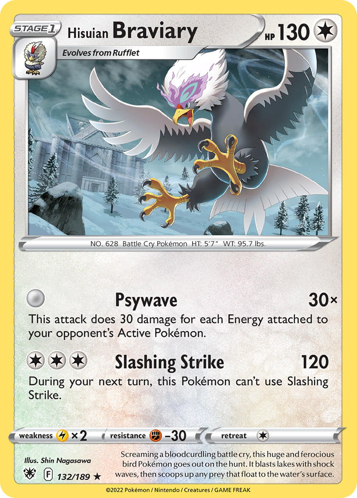 Hisuian Braviary | Astral Radiance 132/189