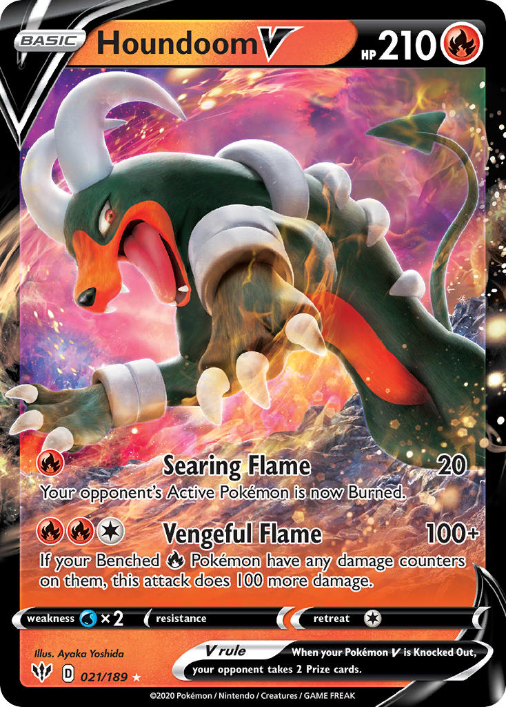 Houndoom V | Darkness Ablaze 021/189