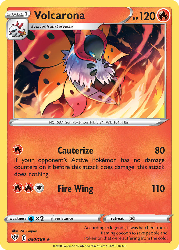 Volcarona | Darkness Ablaze 030/189
