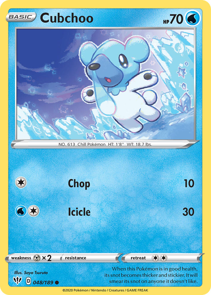 Cubchoo | Darkness Ablaze 048/189