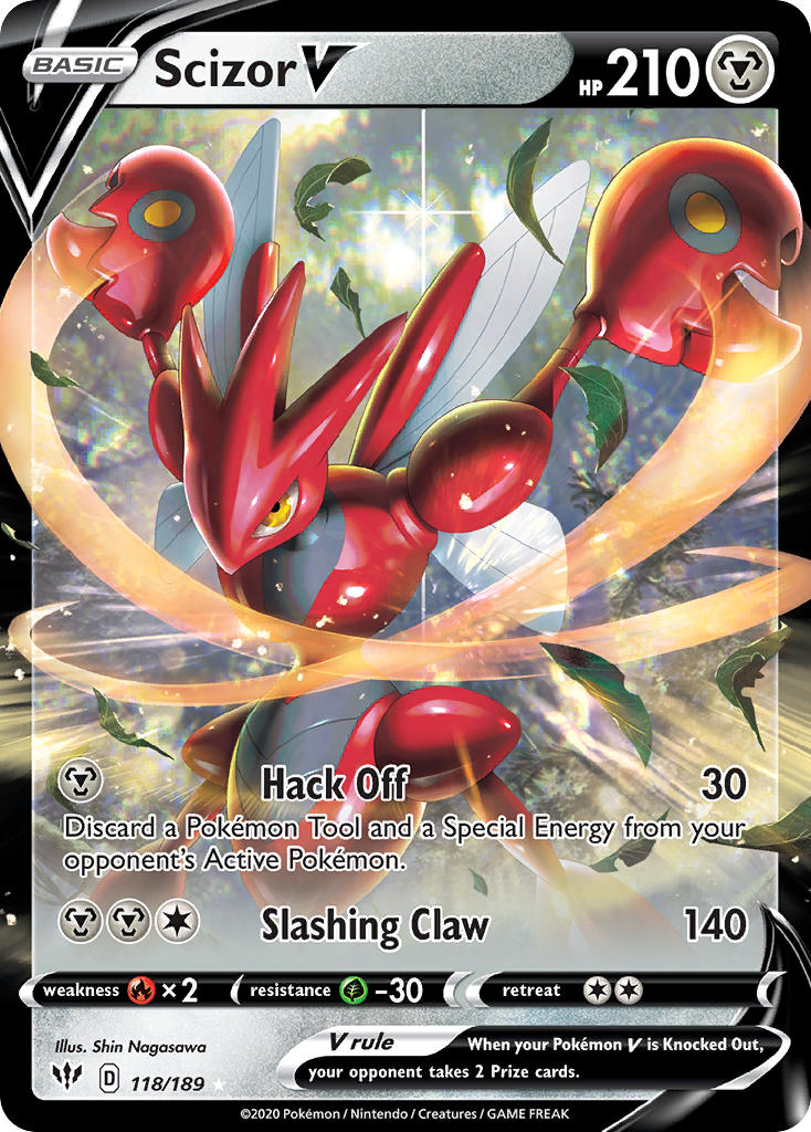 Scizor V | Darkness Ablaze 118/189