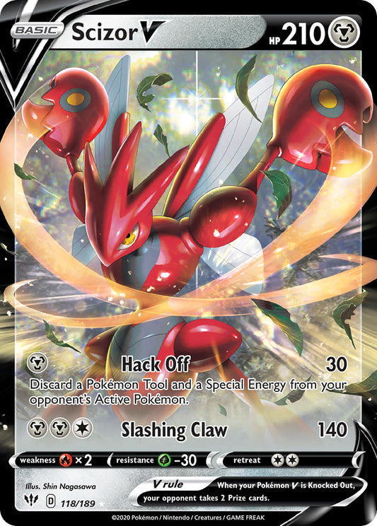 Scizor V | Darkness Ablaze 118/189