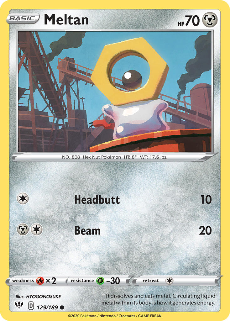 Meltan | Darkness Ablaze 129/189