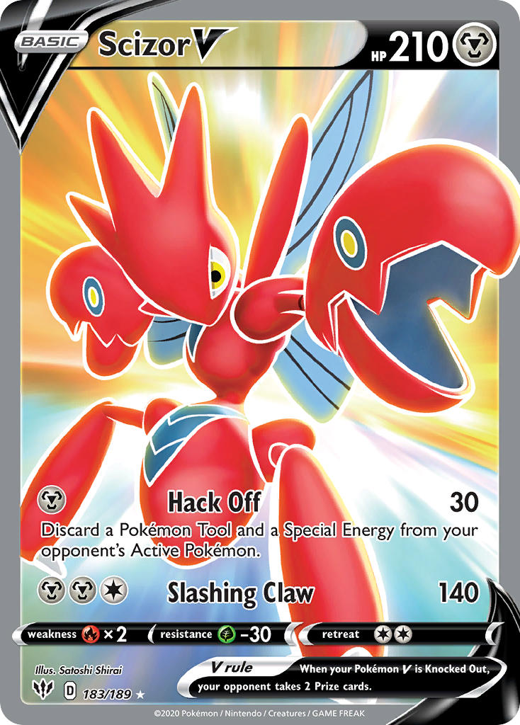 Scizor V | Darkness Ablaze 183/189