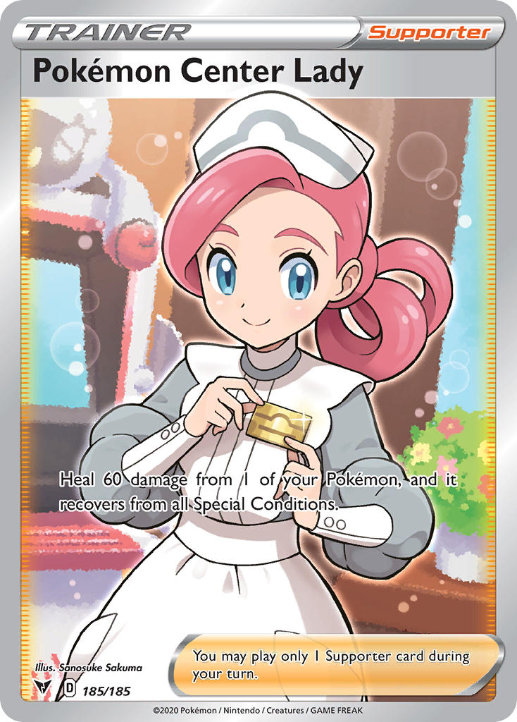 Pokemon Center Lady | Vivid Voltage 185/185