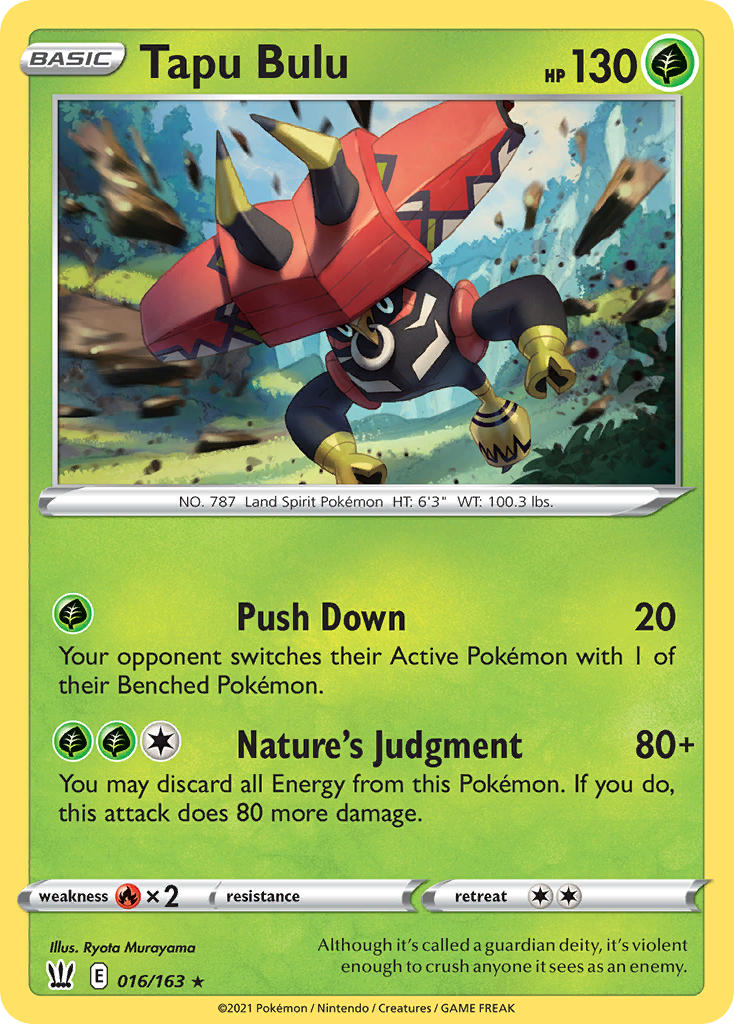 Tapu Bulu | Battle Styles 016/163
